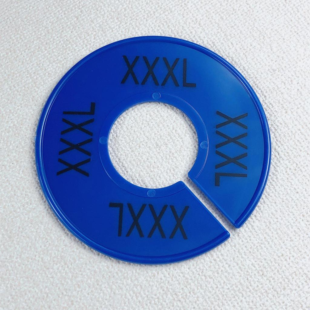 Colorful Round Divider Rings in Sizes XXS-XXXL, Customizable Printing Available