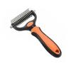 Massage Feature Pet Grooming Tool Deshedding Brush for Dog Cats Double Side Design Hair Remover Comfort Experience Knot Remover