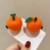 Unique And Practical Resin Hair Clip Shaped Like Fruits And Vegetables Hairpin Suitable For Girls' Everyday Styling