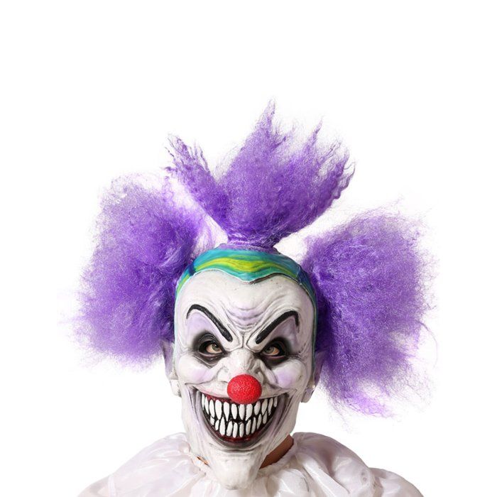Crazy Clown Mask for Adults