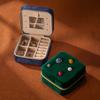 Retro Velvet Jewelry Storage Box, Natural Gemstone Beads, Mlti-layer  Tweed Ring & Bracelet Organizer with CompartmentsPortable