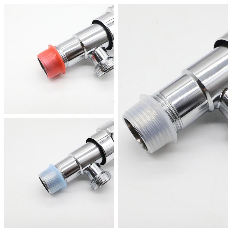 20Pcs Faucet Leak-Proof Sealing Gasket Washer Silicone Raw Belt Triangle Valve Rubber Pipe Hose Prevent Dripping Leakage Plug