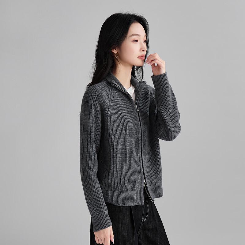 SOFSIL Women's Vintage Zipper Knit Cardigan
