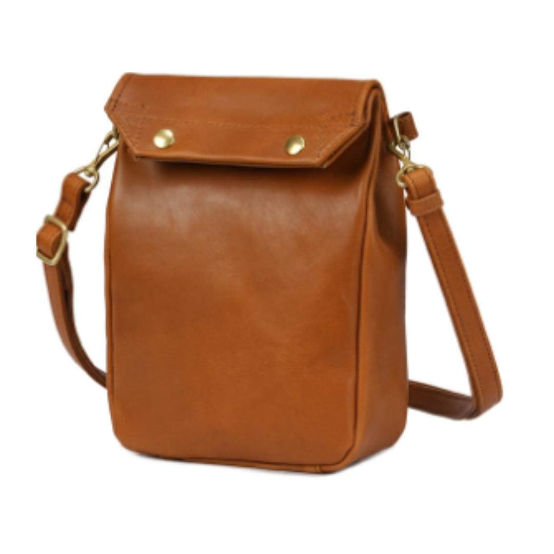 

SLOW Bono Gasmask Shoulder Bag S 858S93S Genuine Leather Crossbody Bag Made in Japan Authentic Japanese Craft OAK(858S93S)