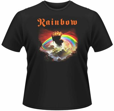 Rainbow Rising Klasický rock Čierne unisex tričko