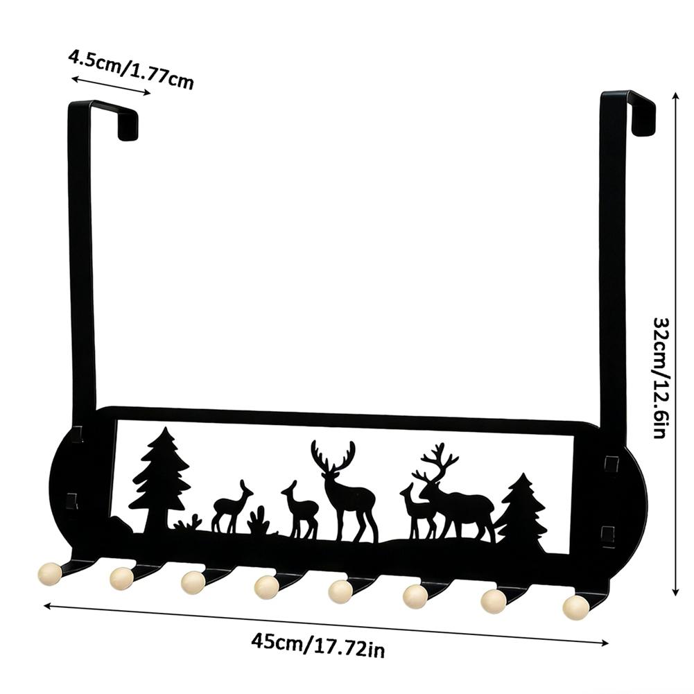Wrought Iron Hook Storage Shelf Hanger Hook