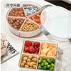 Fruit plate Premium dry fruit plate Home living room compartment Candy box Dried fruit box Snack nut snack box Fruit plate