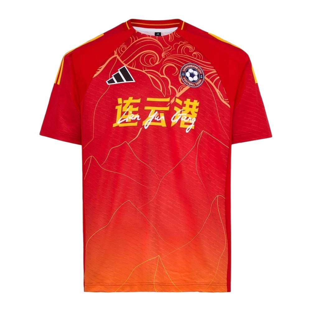 Adidas Soccer Jerseys Unisex Orange Red Moderate LG1962 M