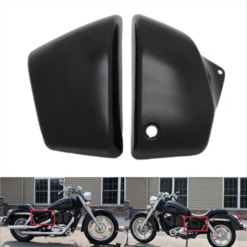 DTC2 Motorcycle Battery Side Fairing Cover Battery Cover for Honda Shadow ACE VT 1100 Shadow Spirit Sabre Aero 1999-2008 B