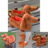 Adorable Dachshund Plush Slippers Cozy Cartoon Design For Comfortable Home Use