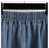Women Loose Denim Skirts Spring Korean Fashion Medium Length Casual High Waist Skirt