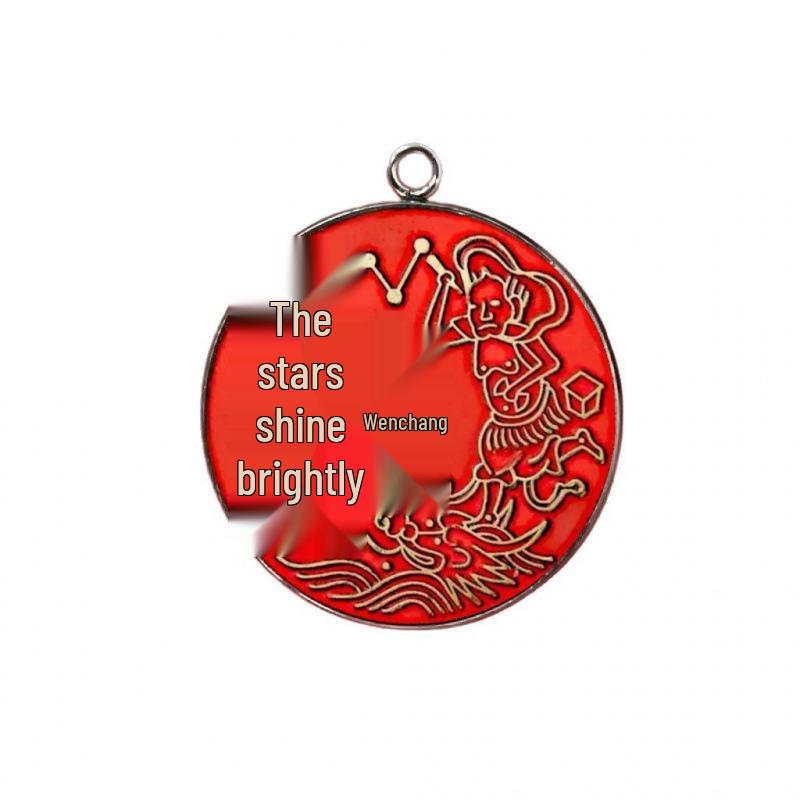 40mm Single-Sided Time Gem Pendant Keyring Ornament