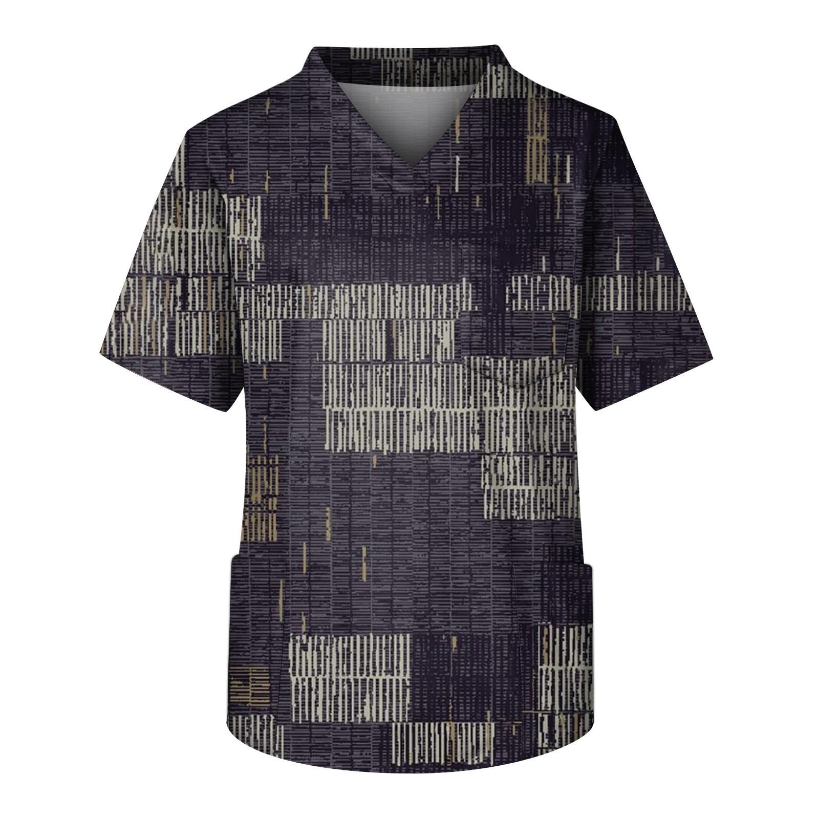 

Модный мужской топ с коротким рукавом и V-образным вырезом с принтом и карманом на груди XXXL чёрный