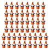 Halloween Mini Gnome Figurine Miniature Pumpkin Gnome Statue Tiny Tabletop Ornaments for Home Garden Landscape Decor