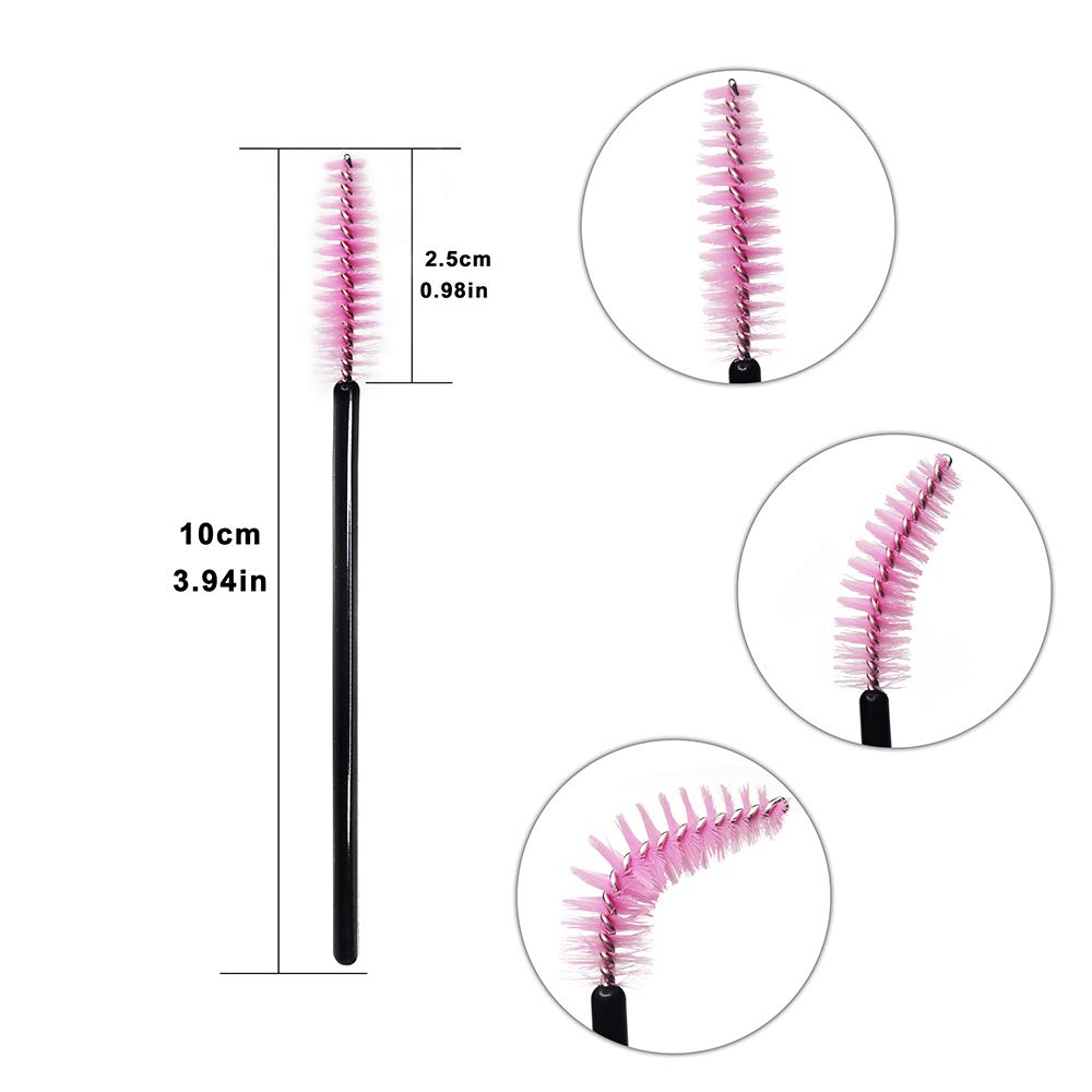 Eyelash Brushes False Eye Lashes Extension Tools Eyebrow Brush Mascara Wands Applicator Spoolers Lashes Cosmetic Tool