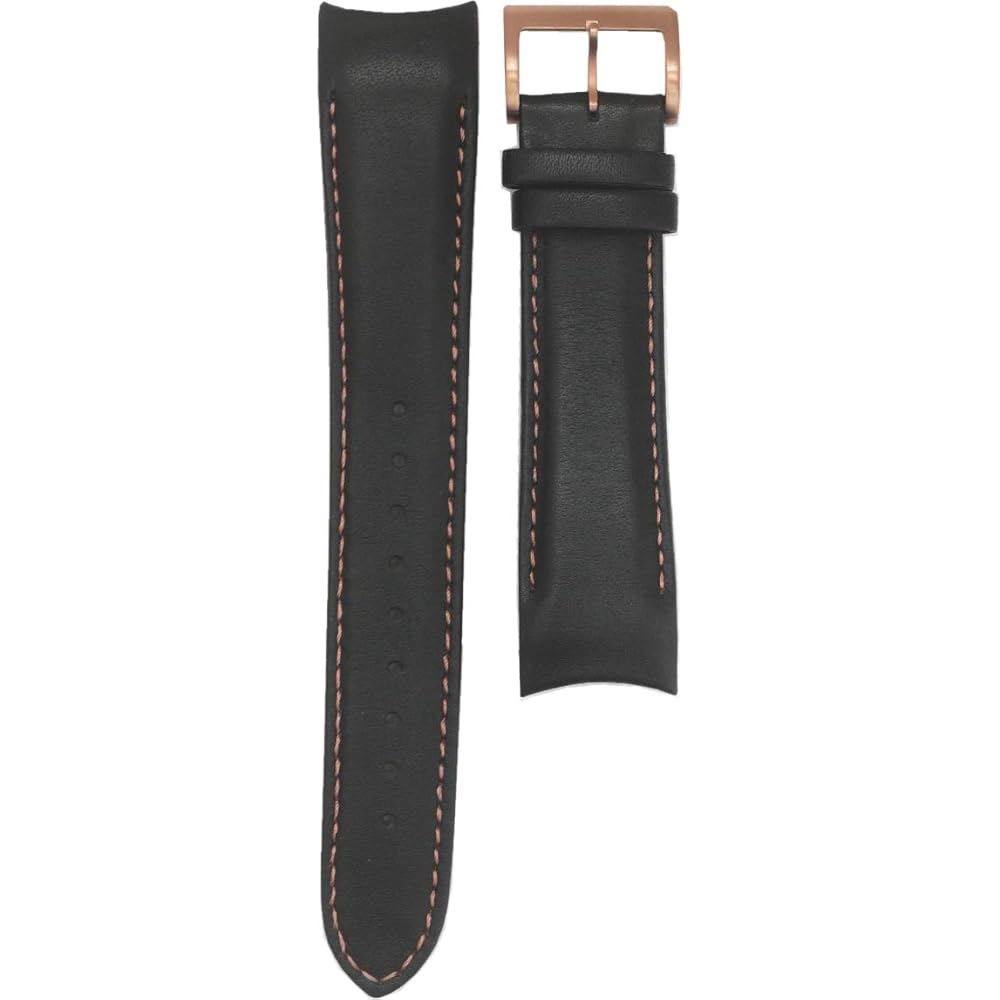 Casio EQW-M1000L Replacement Band with Spring Bars Black Leather Strap
