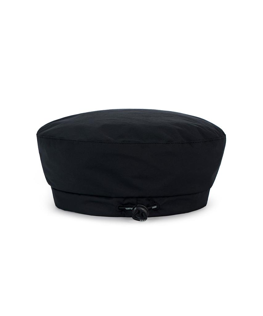 Bajal Logo String Beret Black