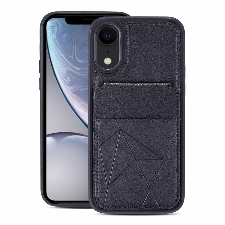 Multifunctional Vertical Flip Card Wallet Holder Vegan Leather Back Phone Case