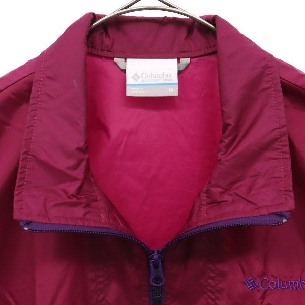 Columbia One Point Embroidery Nylon Jacket M Red X Blue Outdoors Men's Used