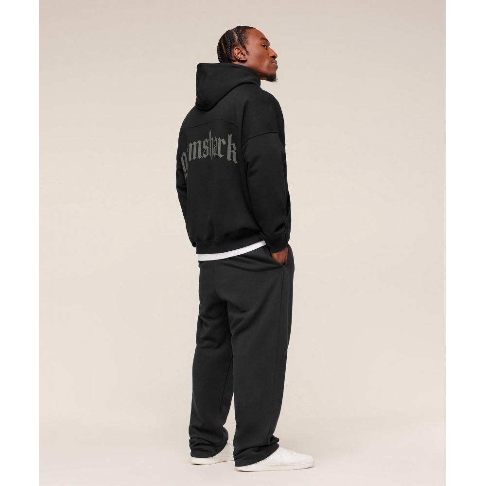 Gymshark Olde English Hoodie Black A3b6u Bb2j