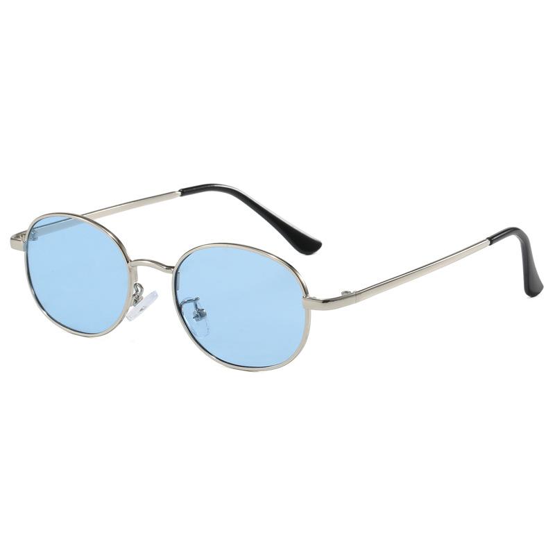 

Модные трендовые мужские женские солнцезащитные очки овальной формы с антибликовым покрытием, party glasses, солнцезащитные очки в европейском американском стиле для мужчин