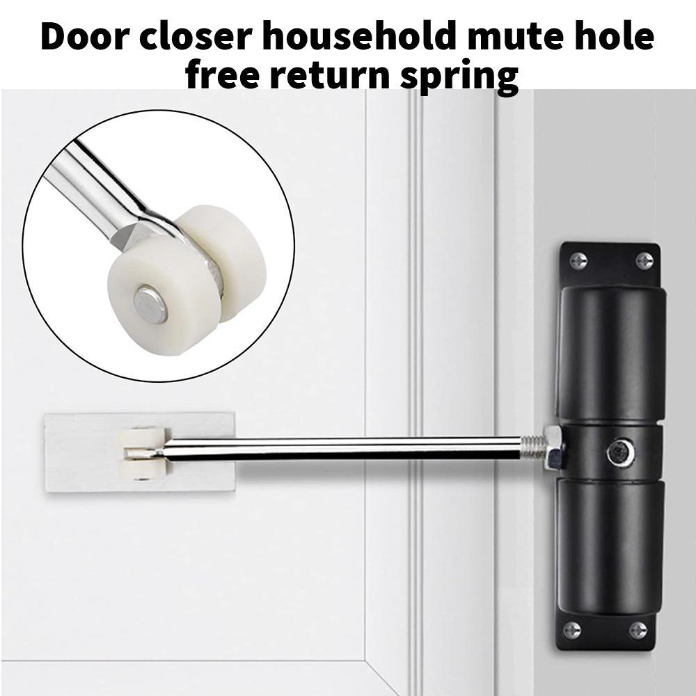 Adjustable Automatic Door Closer Metal Door Gate Closer Universal Household Door Closers  Home