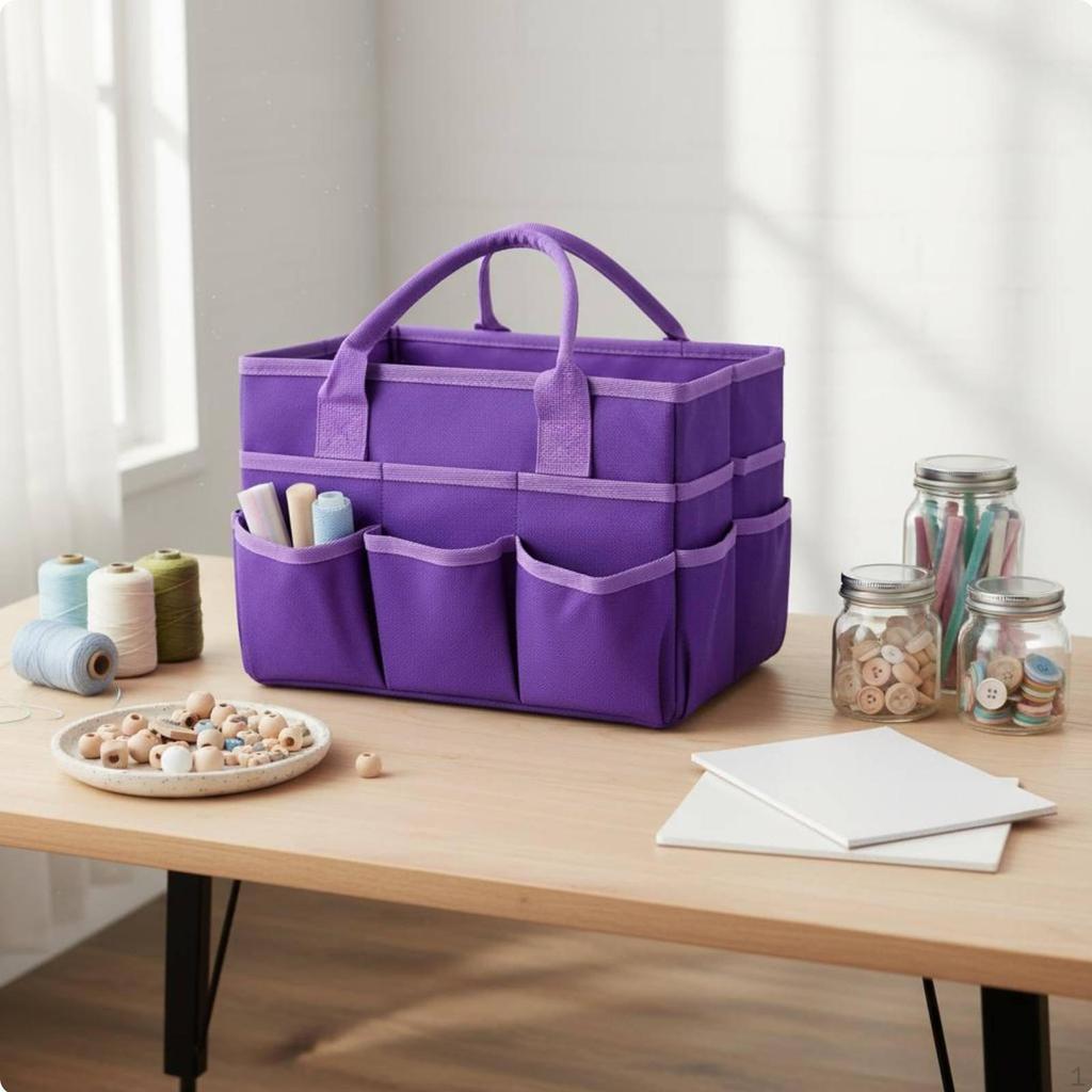 Aufbewahrungstasche für Künstlerbedarf Mehrere Taschen Mehrere Fächer Nützlich Große Kapazität Textil