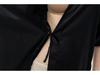 Women's Long Silk-Like Bathrobe - Solid Color Kimono Cardigan for Brides or Lounging
