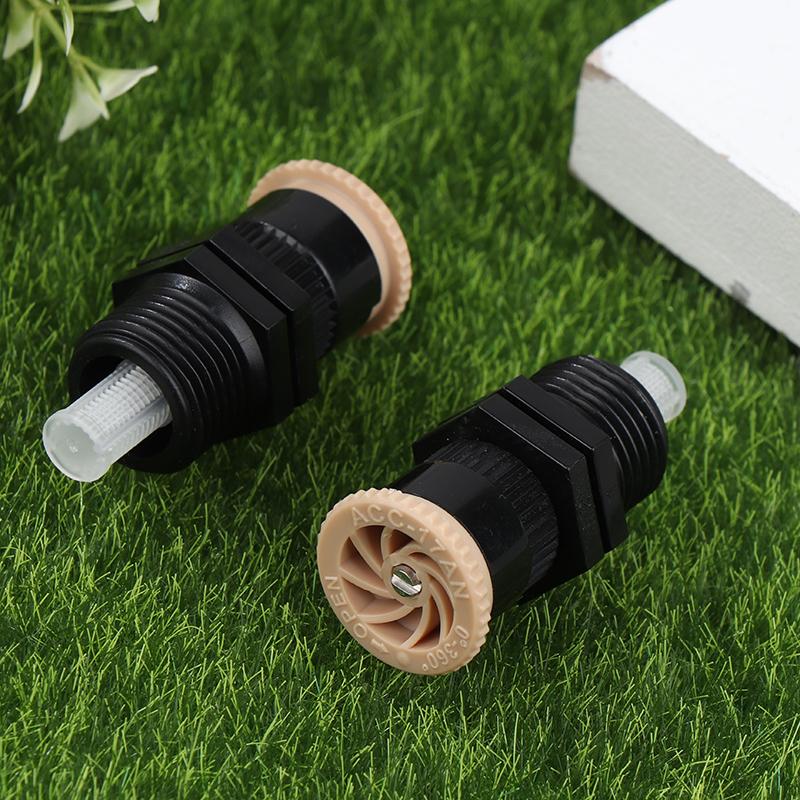 1Pc Water Sprinkler With 1/2 Inch Thread Plastic Support 0-360 Degrees Adjustable Farm Garden Lawn Watering Irrigation Nozzle