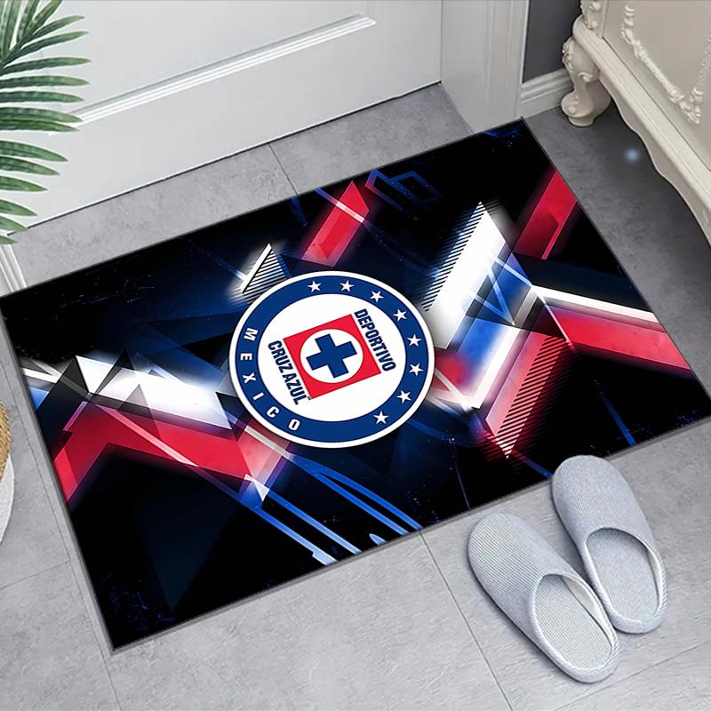 1pc Football Team Design Area Rug - Non-Slip, Soft & Cozy Floor Mat for Living Room, Bedroom, Office - Indoor/Outdoor Decorative Carpet