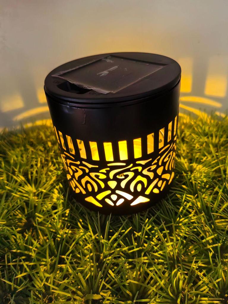 Solar Sonnenblumen Mandala Wandleuchte - Gartendekoration Landschaftsbeleuchtung