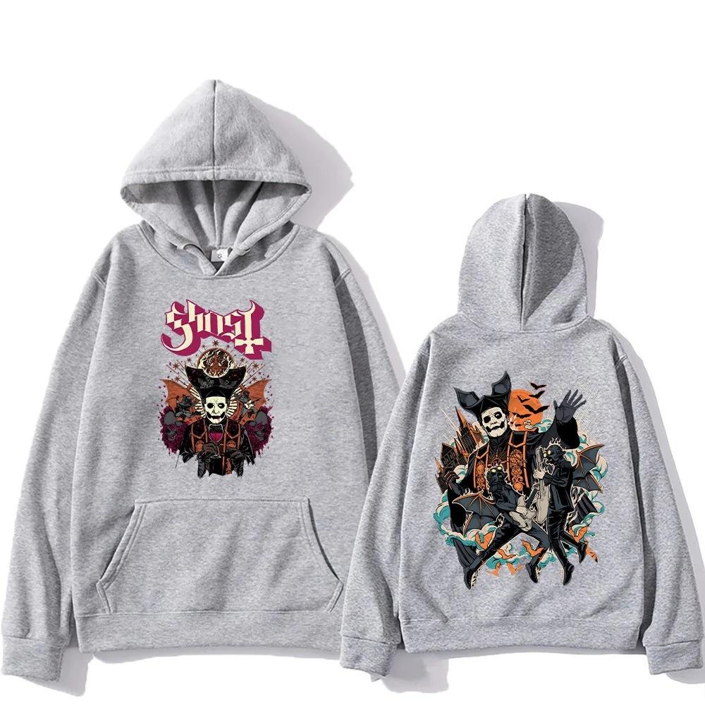 Ghost Music Band Autumn Winter Printed Men's Hoodie Brand Hoody Y2K Clothes Vintage Fashion Casual Unisex Long Sleeve Pullovers