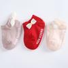 3 Pairs/lot Spring Baby Solid Color Cotton Socks Infant Floor Socks Children Girls Soft Anti-slip Boat Socks  0-5 Years