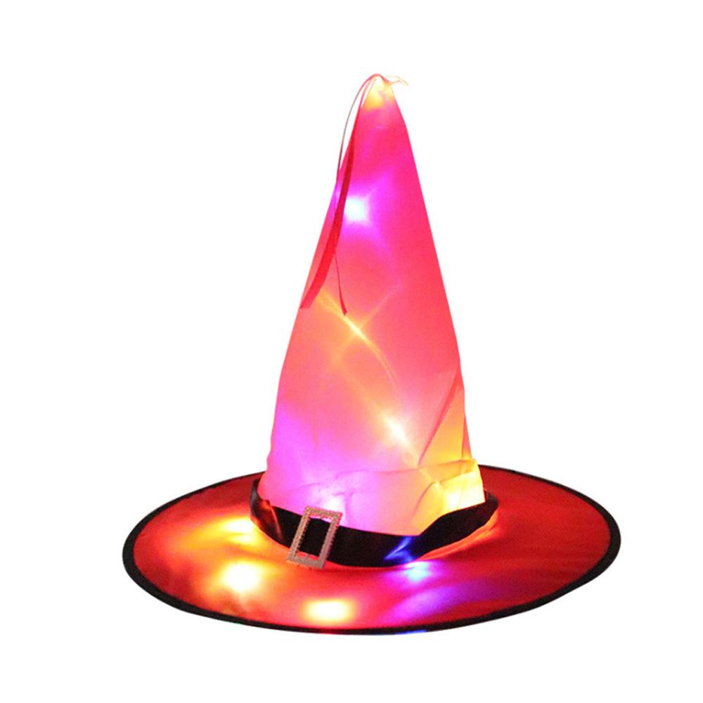 LED Lichter Hexenhut Halloween Elfenohren Für Kinder Partydeko Outdoor Baumhängeornament Halloween Dekoration 1 Stück