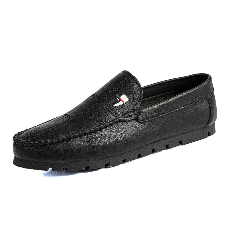 The new Korean-style loafers with beef tendon soles are trendy and breathable for men They are also casual driving shoes