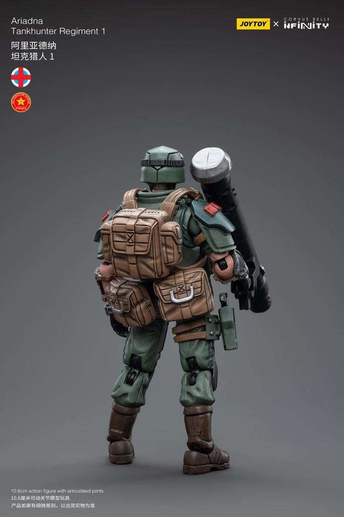 JOYTOY x Infinity Ariadna Tank Hunter Regiment 1 Scale PVC ABS Painted Movable Figure 1/18 &