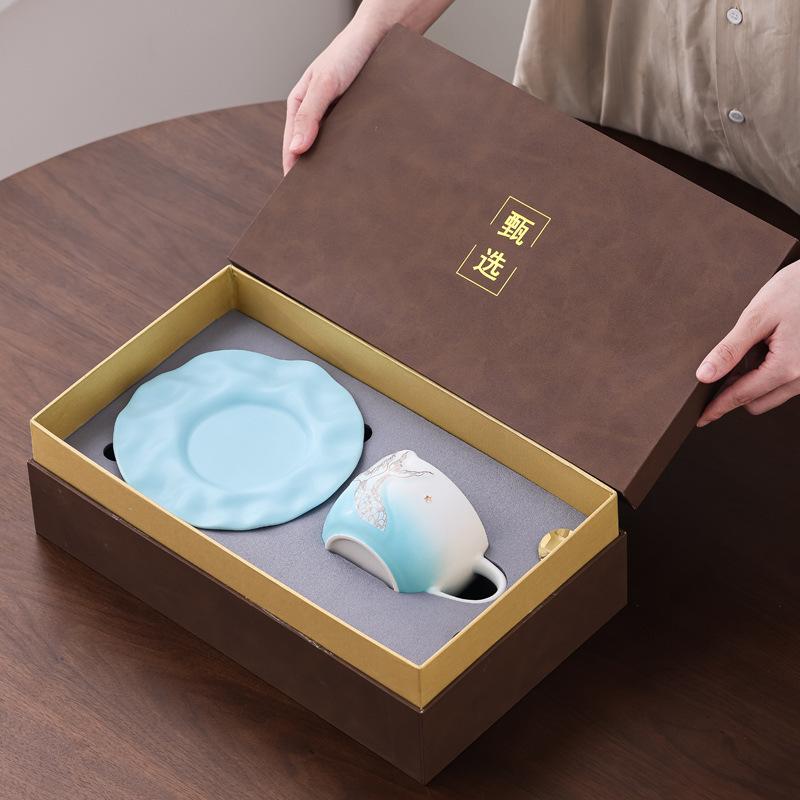 Mermaid Coffee Cup, Shell Cup, Ceramic Cup Souvenir, Coffee Shop Entry Gift Printing