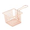 Silver Rose Gold Gold Fryer Basket Iron Frying Strainer French Fry Holder  Restaurant Home Kitchen