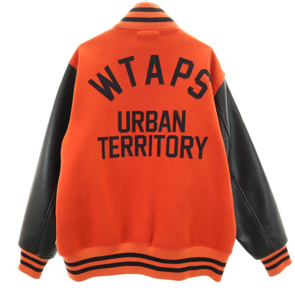 

WTAPS 18AW Back logo Melton Stajan 2 Orange Filling 182BRDT-JKM04 Men s Used