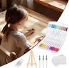 Texture Painting Kit,Kids Painting 3D Drawing Paper Set,Creative Crafts Supplies,Materials, Colourful Sheets, 50 Pieces, for Girls, Boys, Children Art