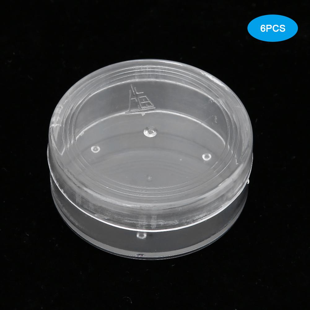 6Pcs Plastic Watch Movement Cleaning Maintenance Repair Pot Watch Oil Washing Jar