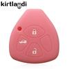 Car Accessories Key Case Cap for Toyota Rav4 Auris Corolla IQ Porte Yaris/Vitz Verso Hilux Icon Camry 40 2/3/4 Buttons Key Cover