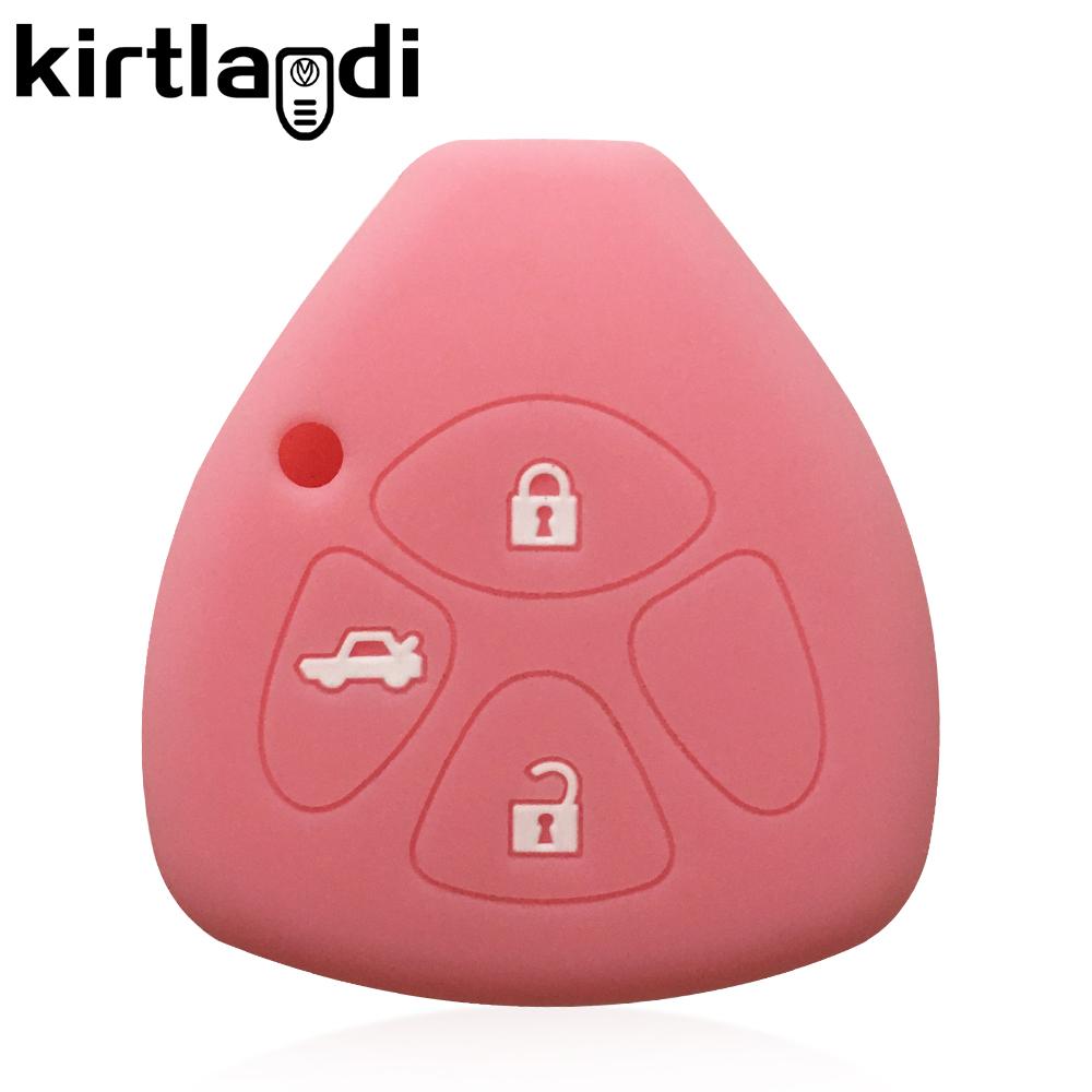 Car Accessories Key Case Cap for Toyota Rav4 Auris Corolla IQ Porte Yaris/Vitz Verso Hilux Icon Camry 40 2/3/4 Buttons Key Cover