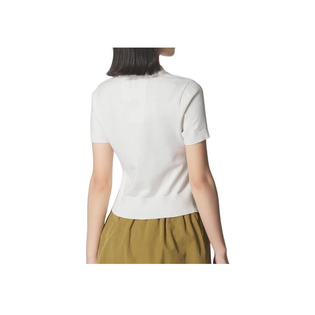 Under Armour Casual Breathable Fashion Short Sleeve Polo Shirt Women tops 6005629-114