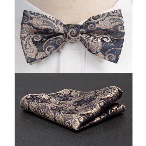 

Men Bowtie Cravat Set Fashion Butterfly Party Wedding Ties Girls Business Jacquard Bow Tie Men Bowknot Accessories