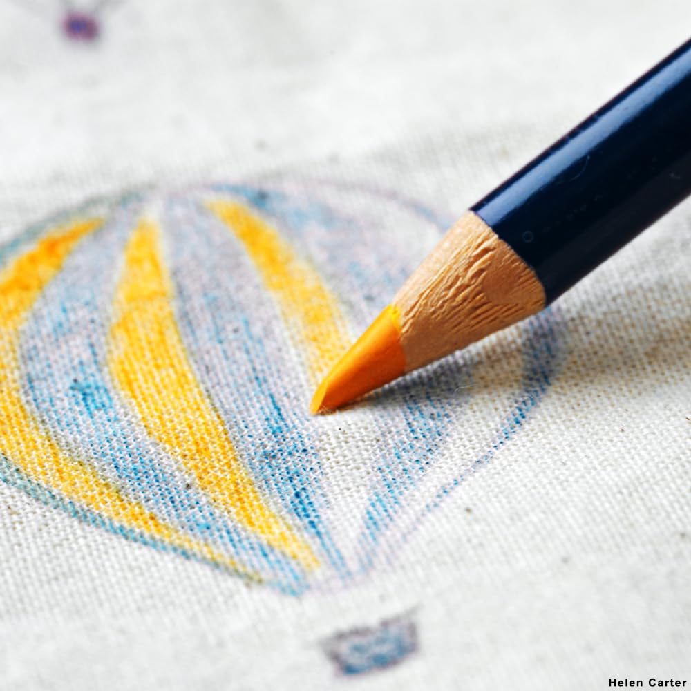 Derwent Inktense Watercolor Set Perfect for Fabric and Wood Grain Once Dry Pencils, 36-Color (2301842), Drawing, Water-Resistant