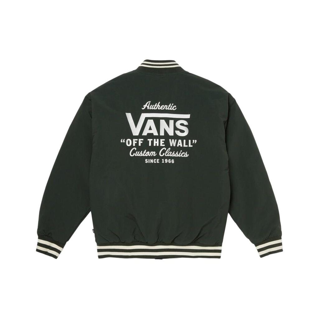 Vans Jackets Men's Khaki Green Stand Collar Moderate Other VN000GZMBZ0