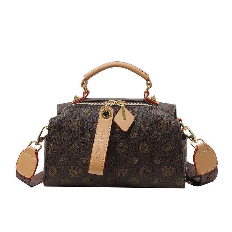 Retro Classic Monogram Boston Crossbody & Shoulder Women's Bag