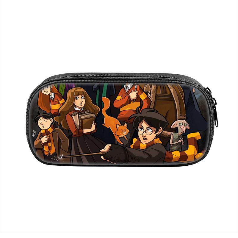 Harry Potter School Stationery Bag With Nylon Material For Students And Gift Use