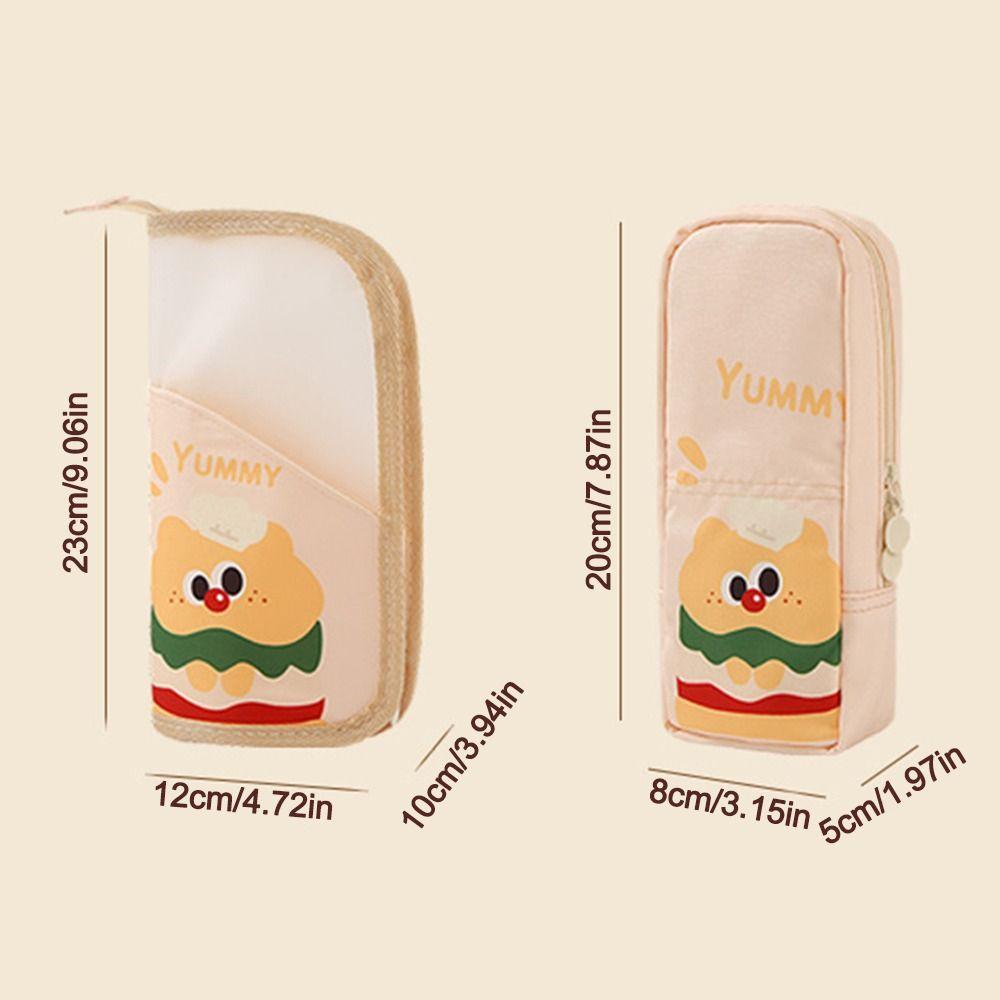 Professional Polyester Folding Makeup Bag Folding Design Portable Stand Cosmetic Bag Waterproof Make Up Organizer Travel Use